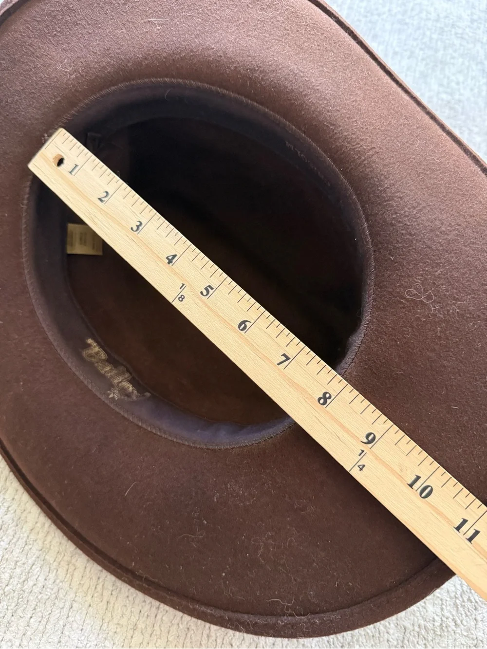 Bailey Brown Wool Western Cowboy Hat‎ Large Made In USA Vintage Classic